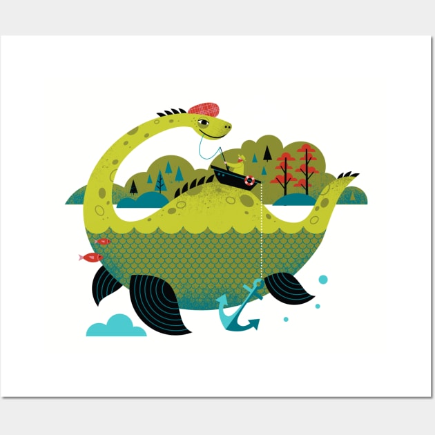 Nessie Wall Art by Lucie Rice Illustration and Design, LLC